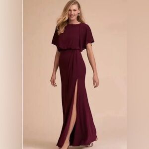 BHLDN Lena Draped Dress EUC